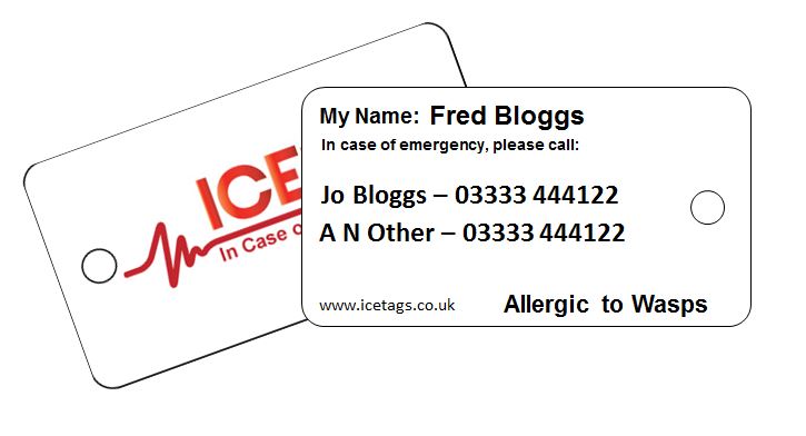 allergy icetags wasp